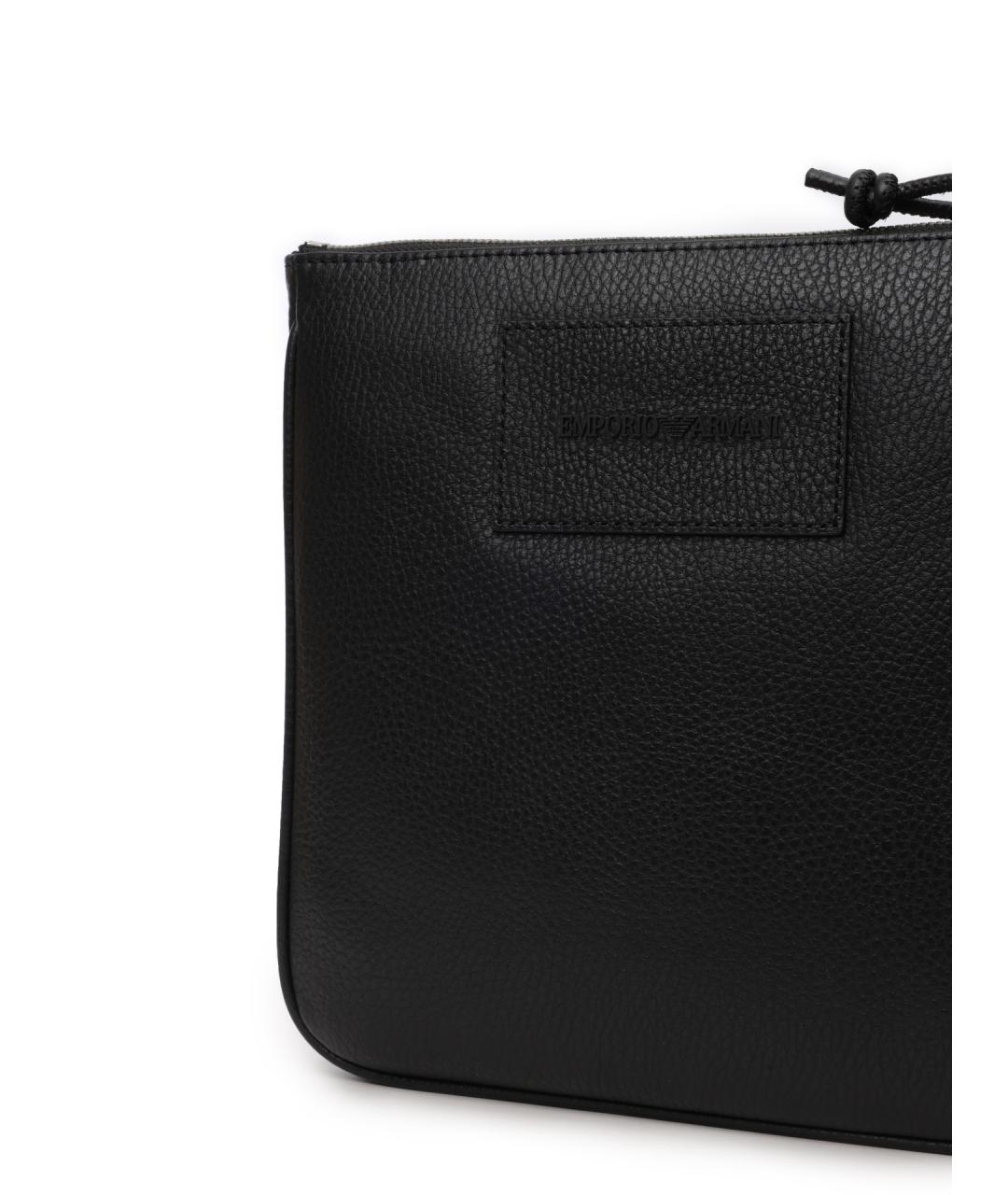 EMPORIO ARMANI Кожаная сумка на плечо, фото 4