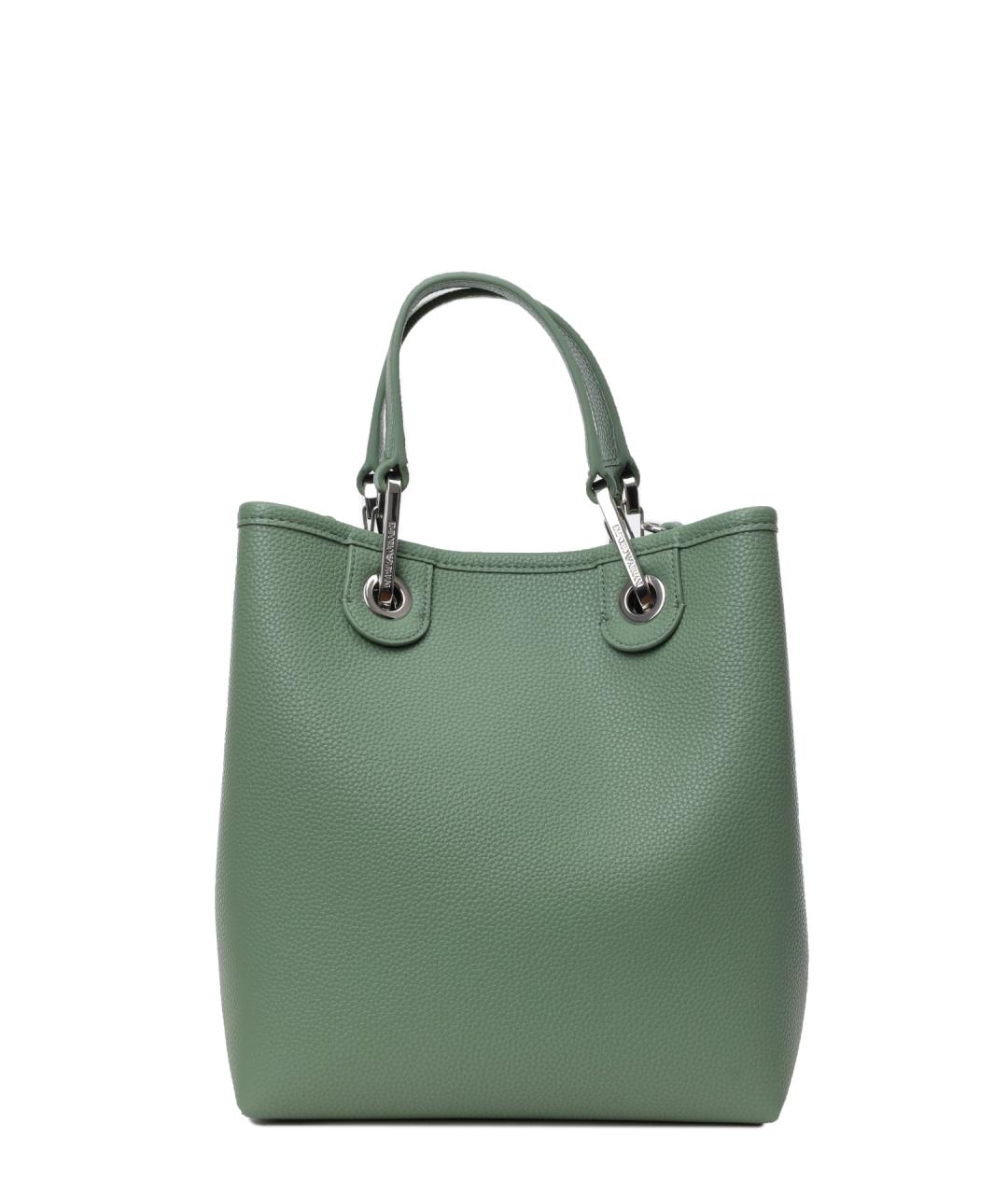 EMPORIO ARMANI Зеленая сумка с короткими ручками, фото 3