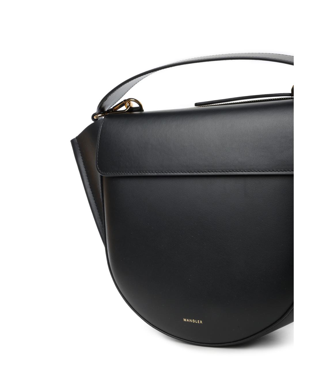 WANDLER Черная кожаная сумка через плечо, фото 5