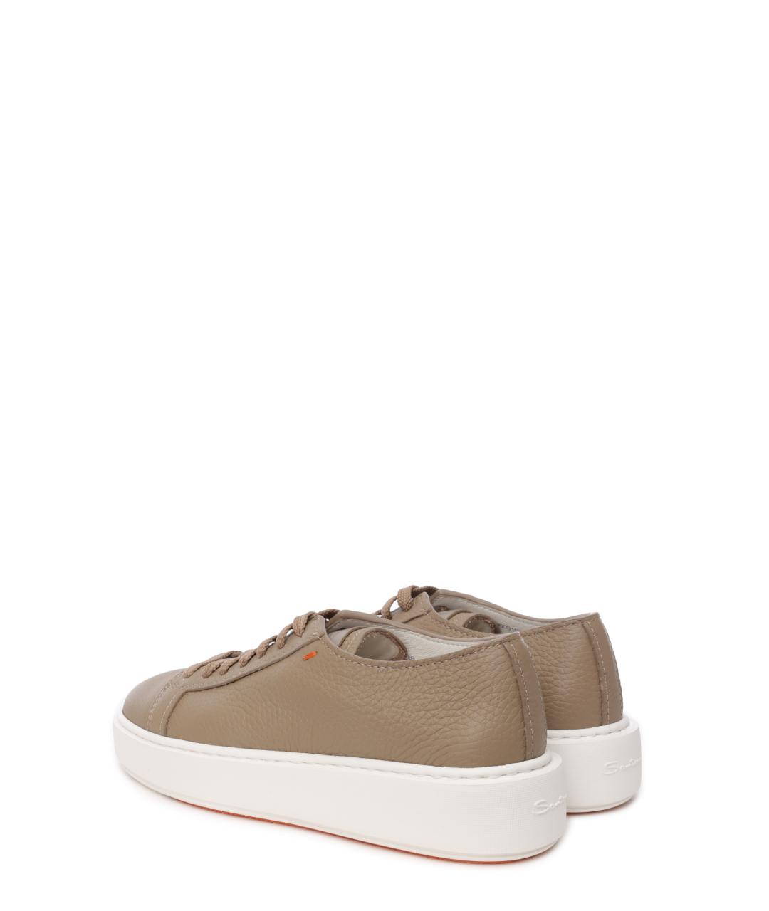 SANTONI Кожаные кеды, фото 3