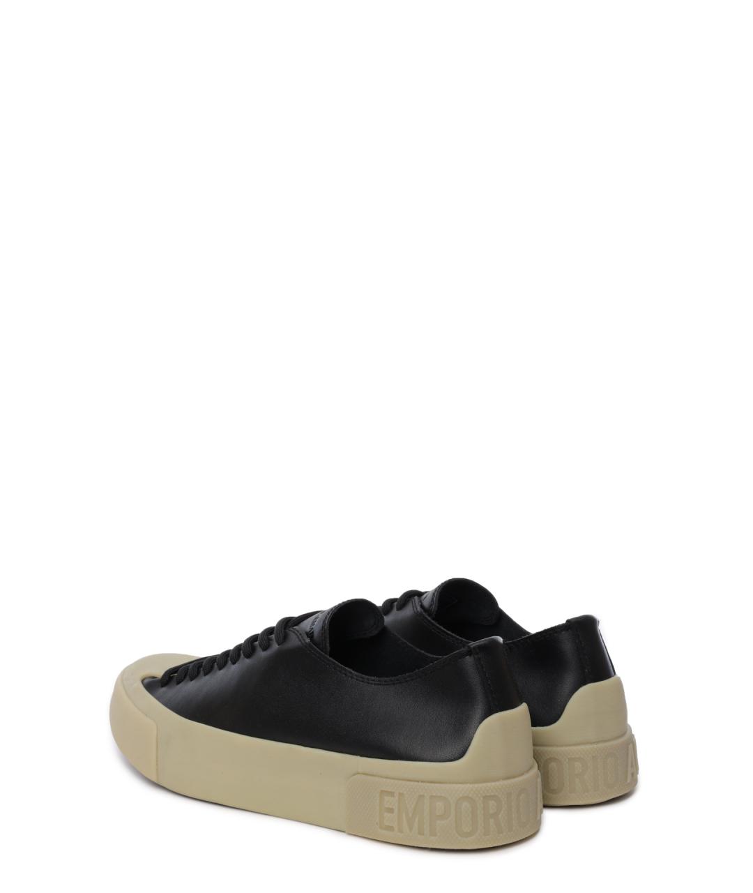 EMPORIO ARMANI Кожаные кеды, фото 3