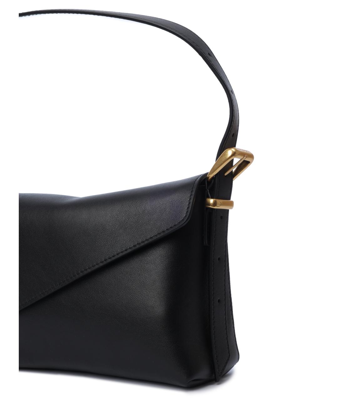 WANDLER Черная кожаная сумка через плечо, фото 4