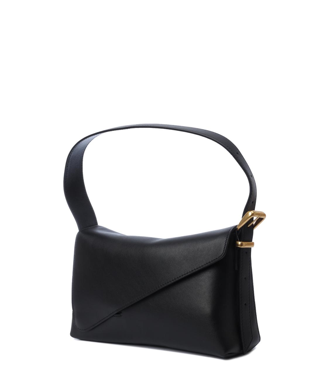 WANDLER Черная кожаная сумка через плечо, фото 2