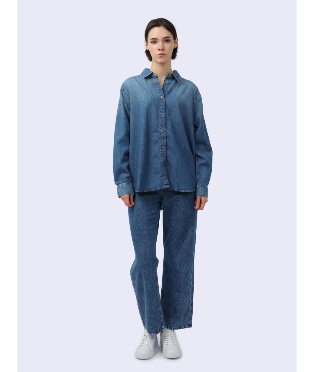 TOMMY HILFIGER Синяя рубашка, фото 2