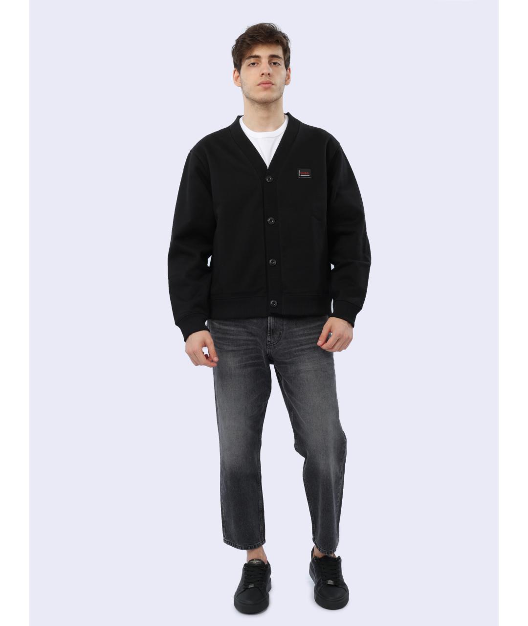 HUGO Черный кардиган, фото 6