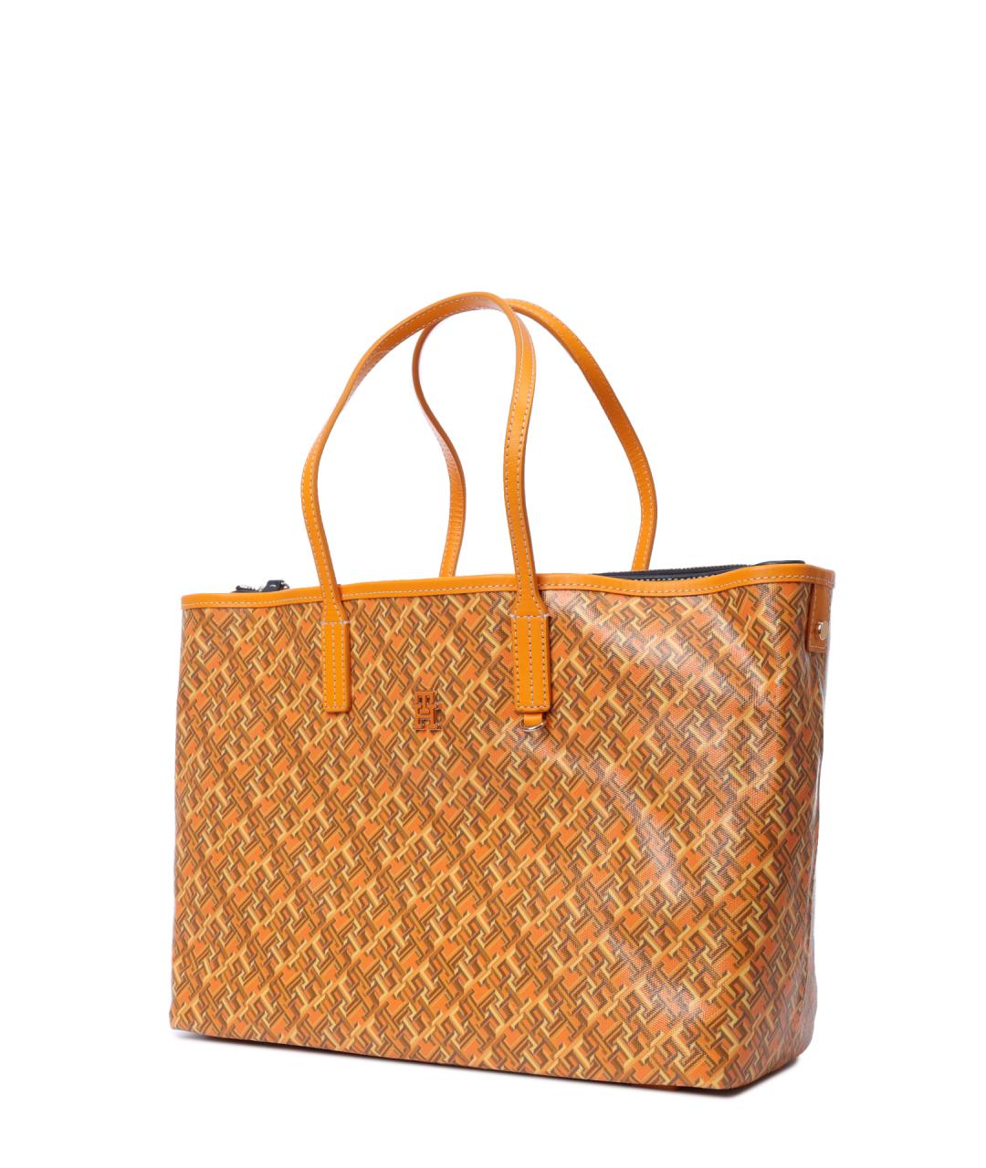 TOMMY HILFIGER Оранжевая сумка тоут, фото 2