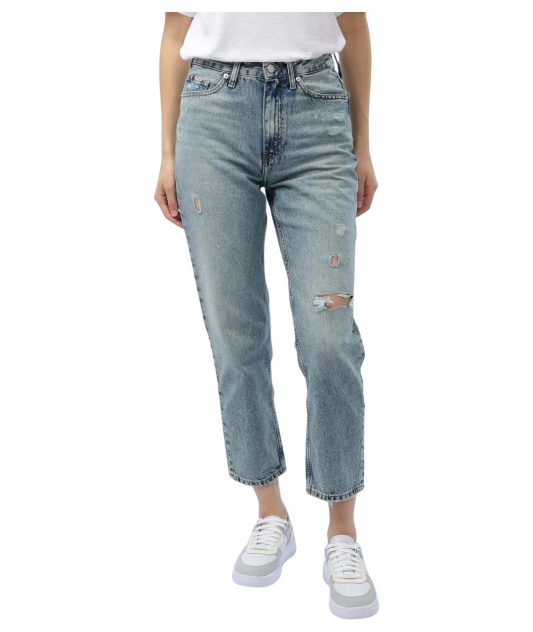 TOMMY HILFIGER Синие прямые джинсы, фото 1