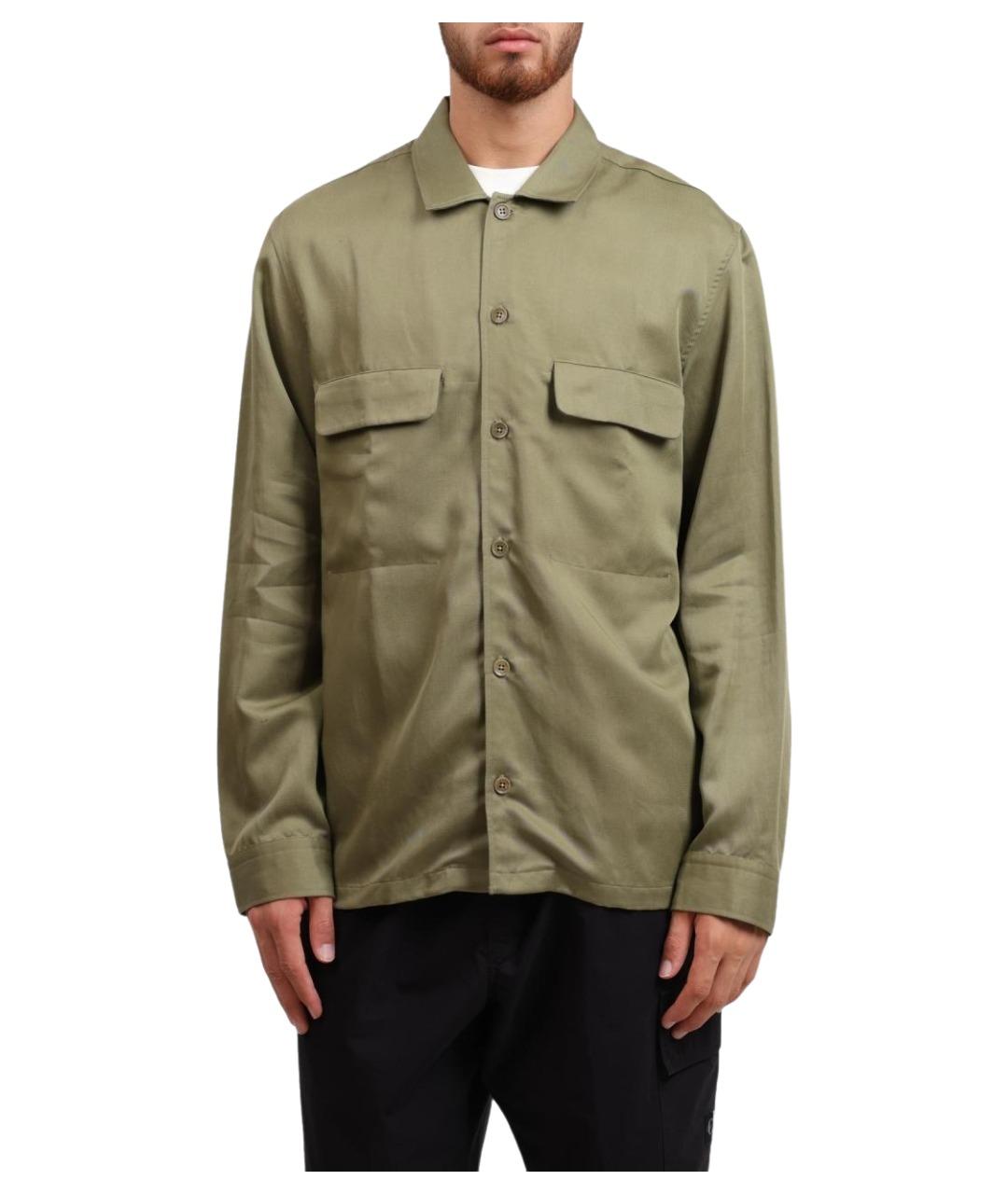 CALVIN KLEIN Хаки полиамидовая куртка, фото 1