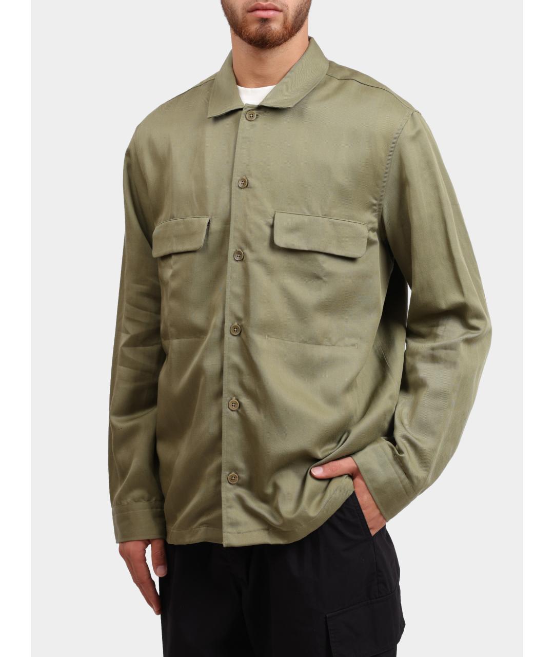 CALVIN KLEIN Хаки полиамидовая куртка, фото 3