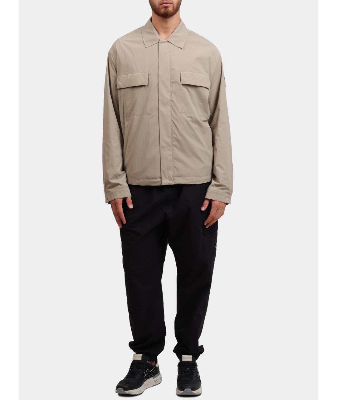 CALVIN KLEIN Бежевая куртка, фото 2