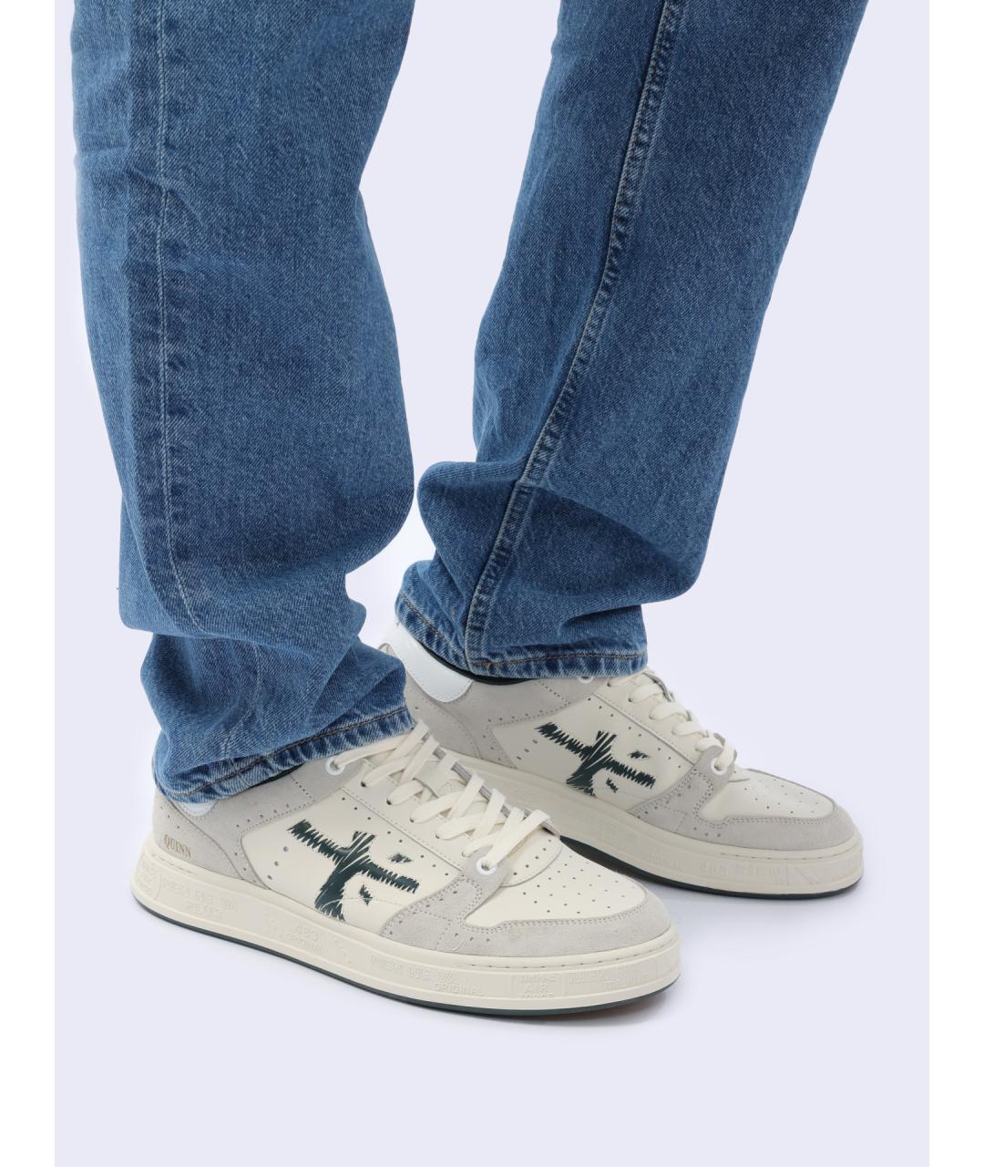 PREMIATA Мульти кожаные низкие кроссовки / кеды, фото 8