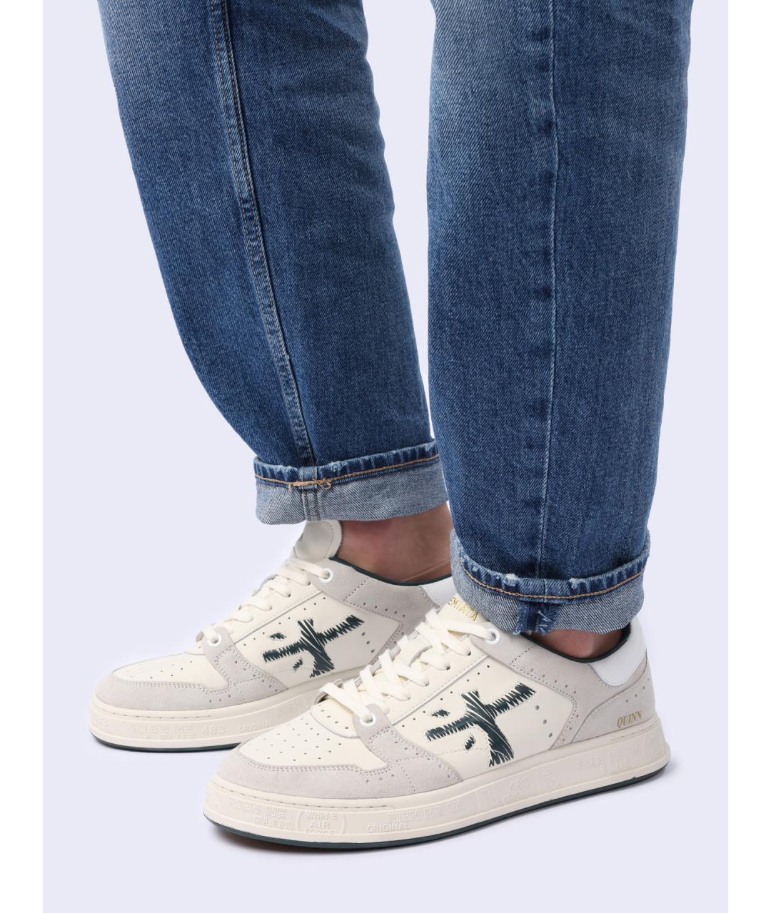 PREMIATA Мульти кожаные низкие кроссовки / кеды, фото 7