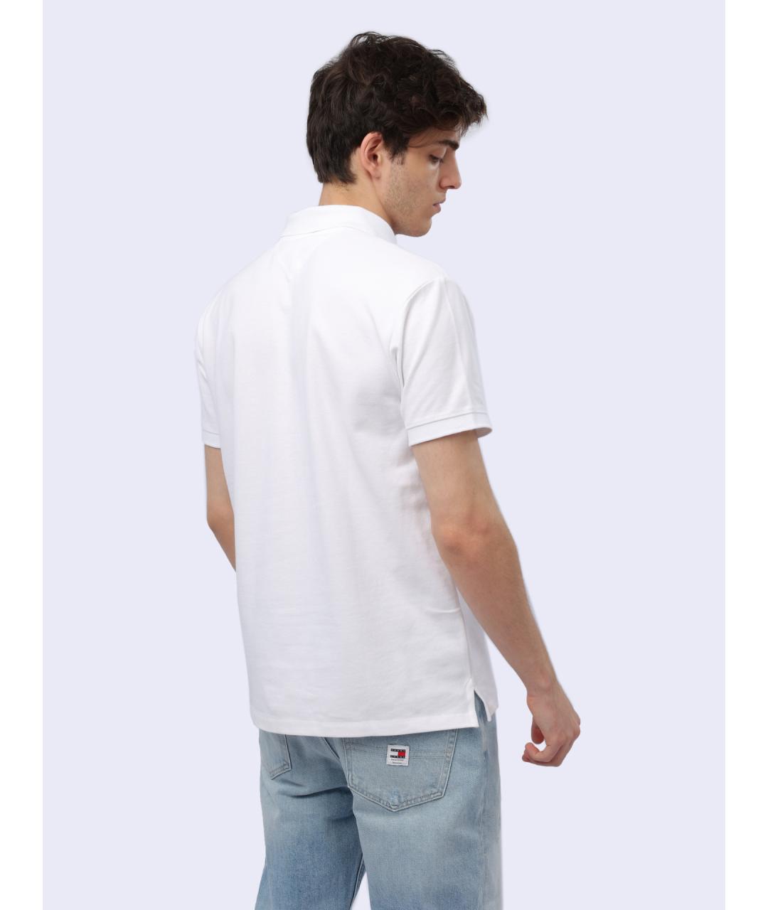 TOMMY HILFIGER Белая хлопковая футболка, фото 4
