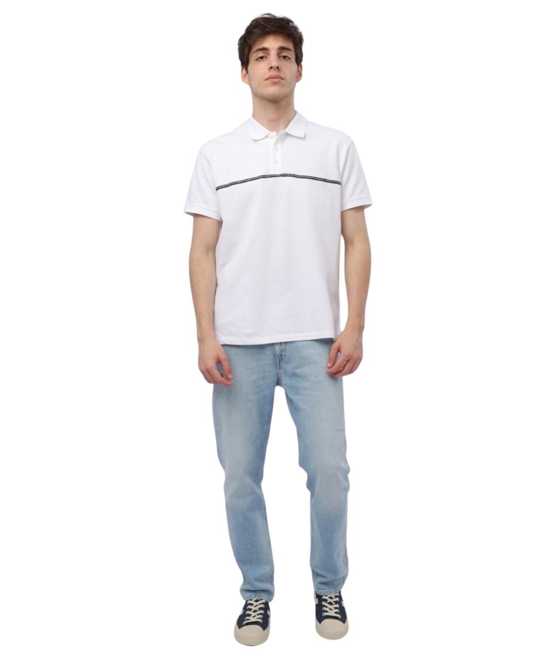 TOMMY HILFIGER Белая хлопковая футболка, фото 1