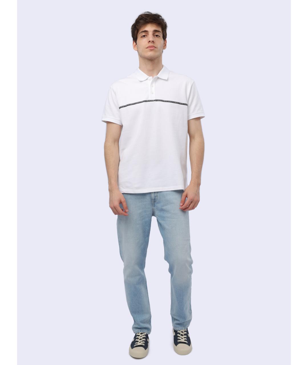 TOMMY HILFIGER Белая хлопковая футболка, фото 5