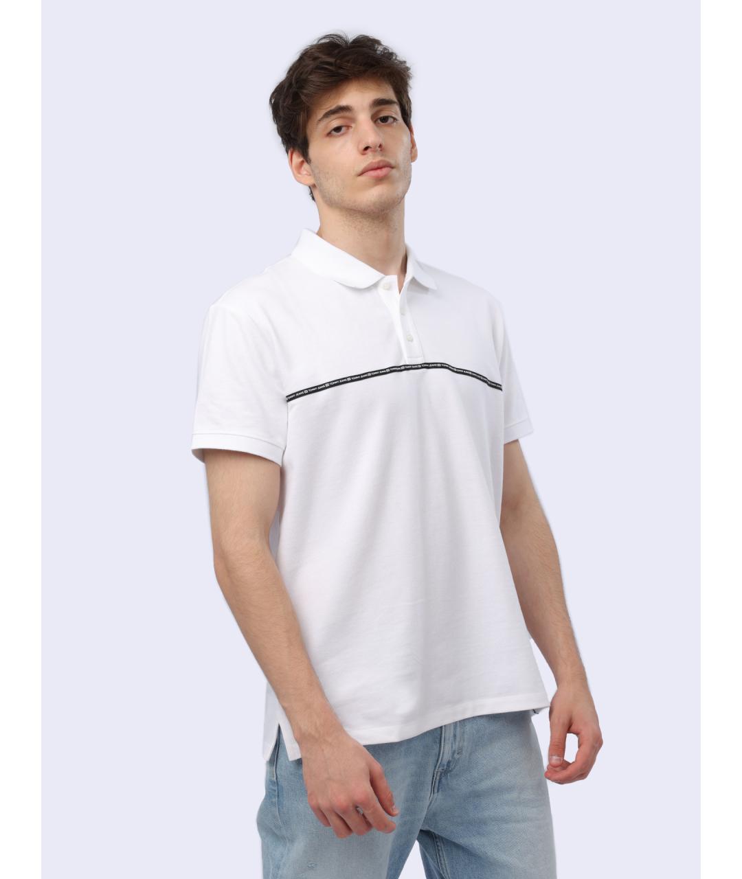 TOMMY HILFIGER Белая хлопковая футболка, фото 3