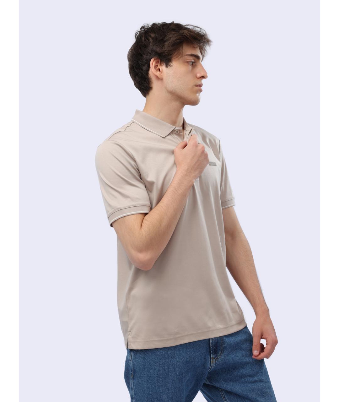 CALVIN KLEIN Серая хлопковая футболка, фото 2