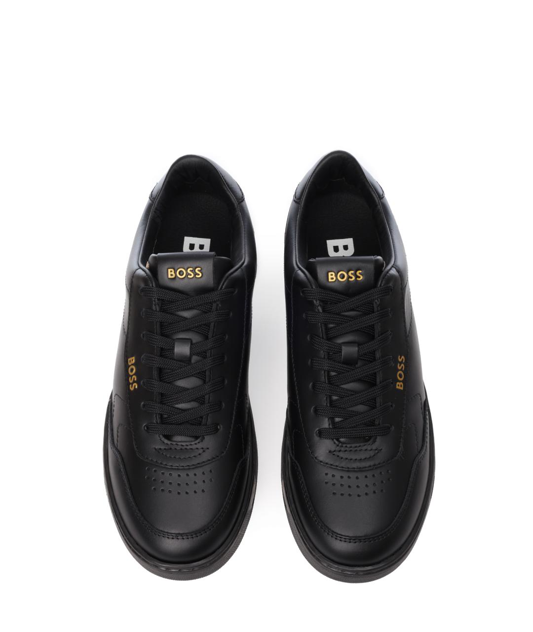 HUGO BOSS Черные низкие кроссовки / кеды, фото 5
