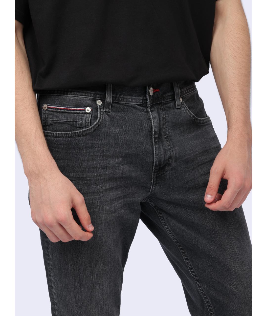 TOMMY HILFIGER Серые прямые джинсы, фото 4