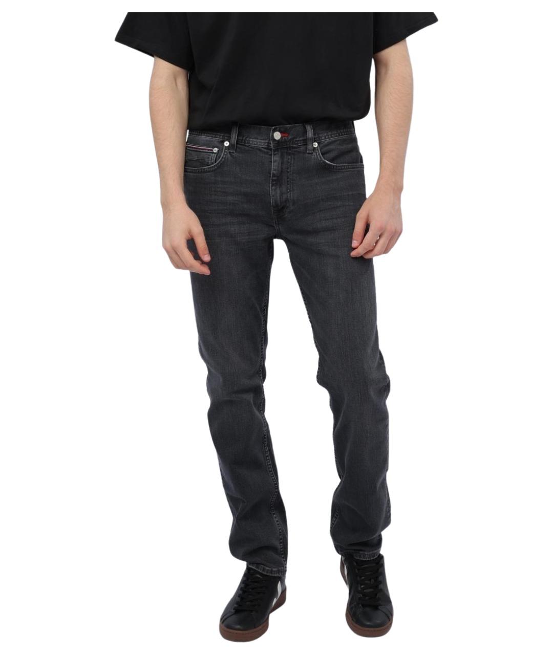 TOMMY HILFIGER Серые прямые джинсы, фото 1