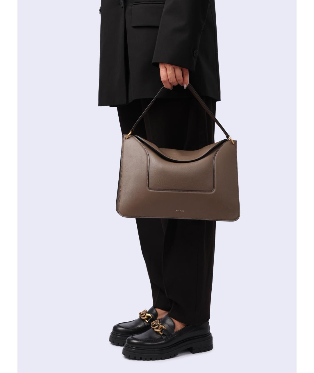 WANDLER Кожаная сумка с короткими ручками, фото 2