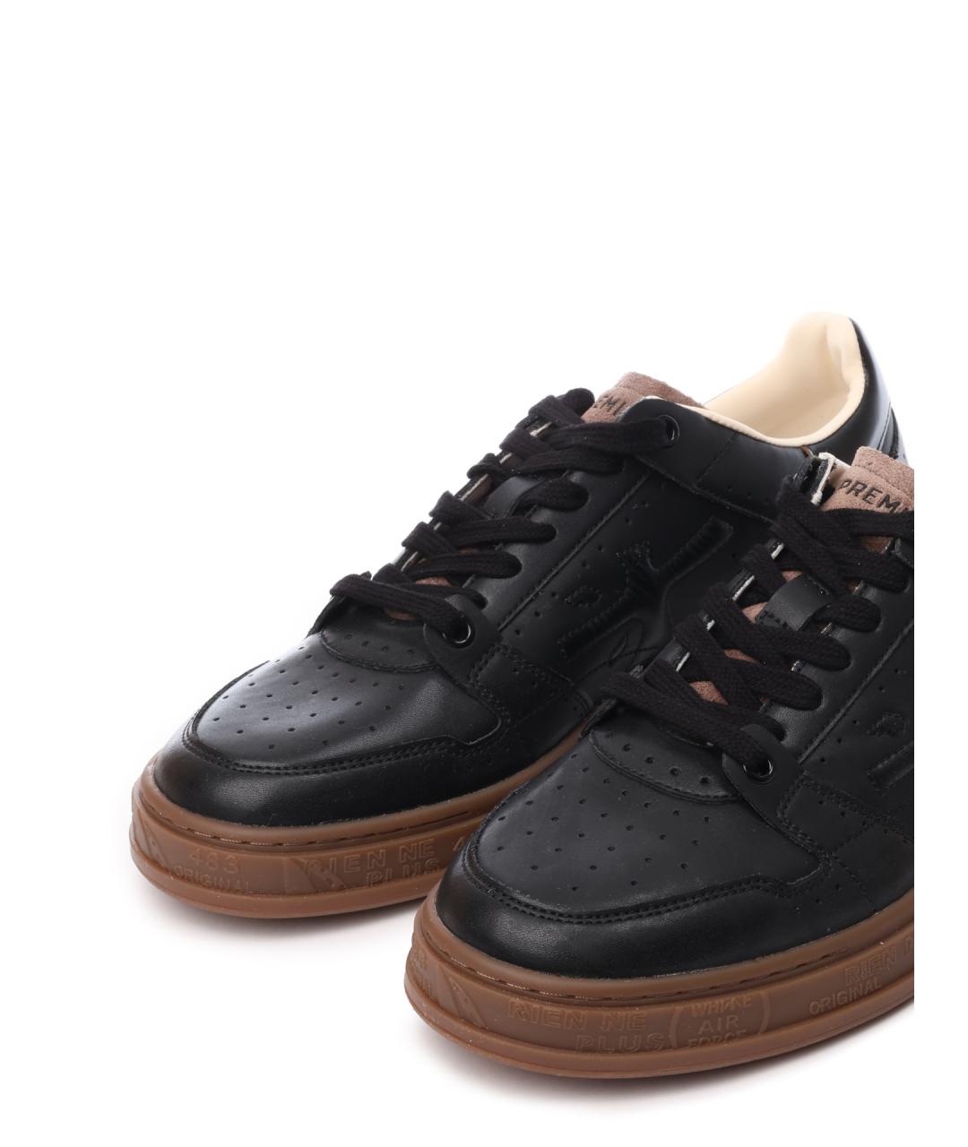 PREMIATA Черные низкие кроссовки / кеды, фото 6