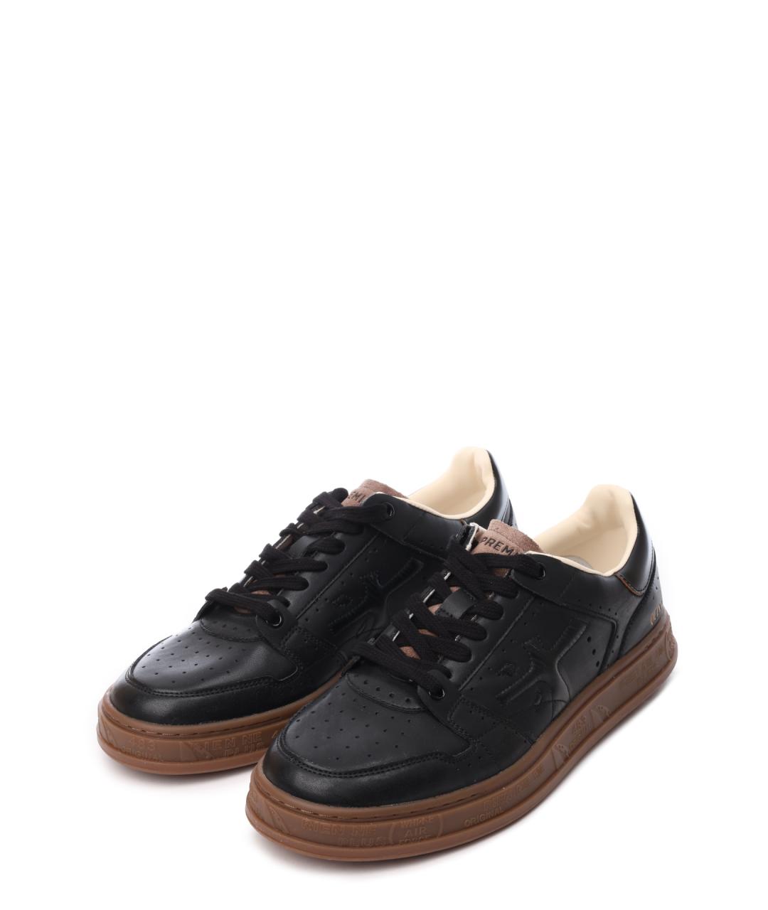 PREMIATA Черные низкие кроссовки / кеды, фото 2