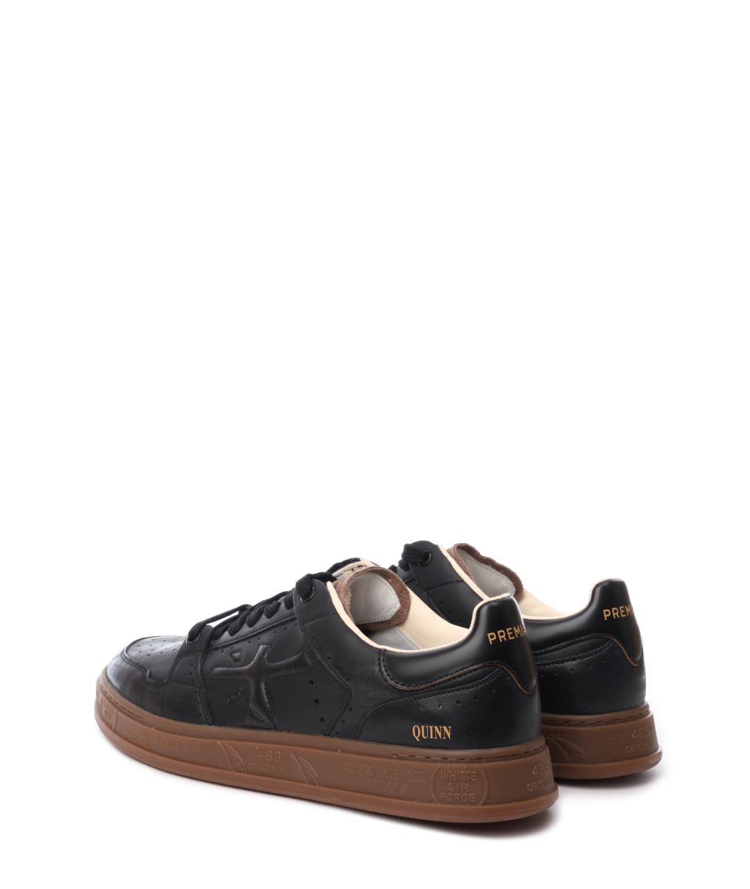 PREMIATA Черные низкие кроссовки / кеды, фото 3