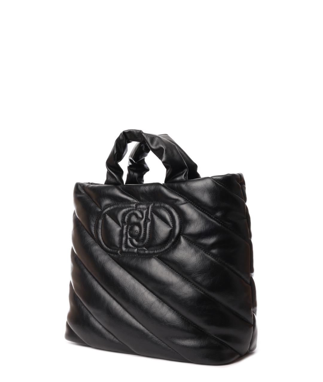 LIU JO Черная сумка тоут, фото 3