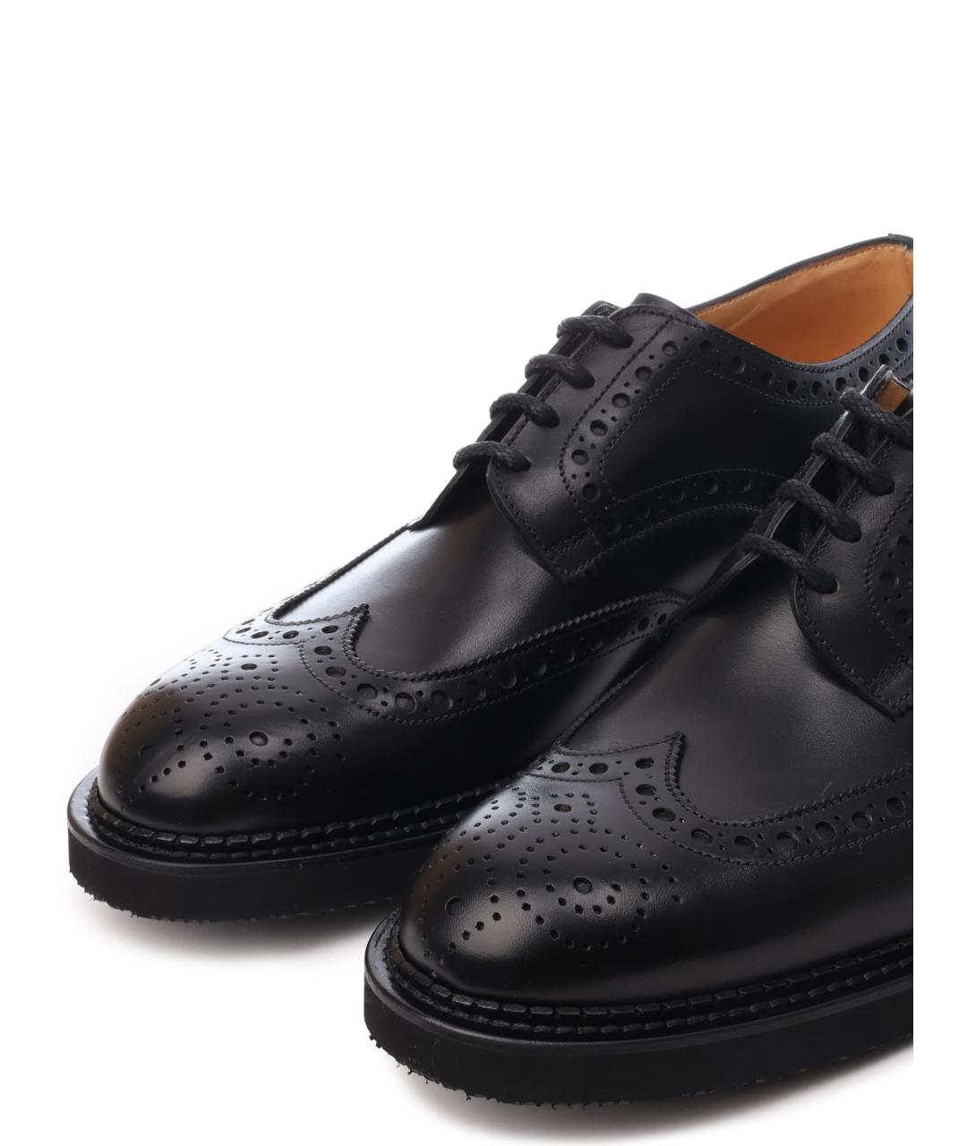 PREMIATA Черные кожаные низкие ботинки, фото 6