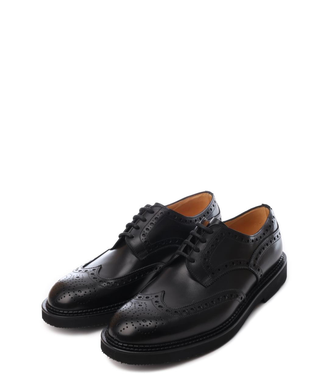 PREMIATA Черные кожаные низкие ботинки, фото 2