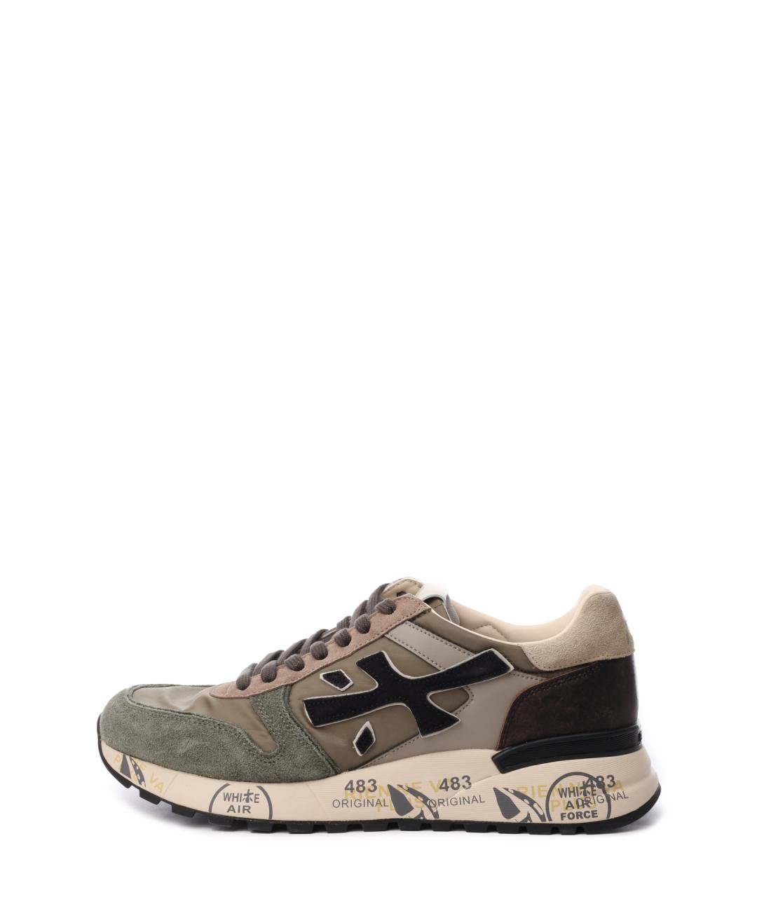 PREMIATA Хаки низкие кроссовки / кеды, фото 7