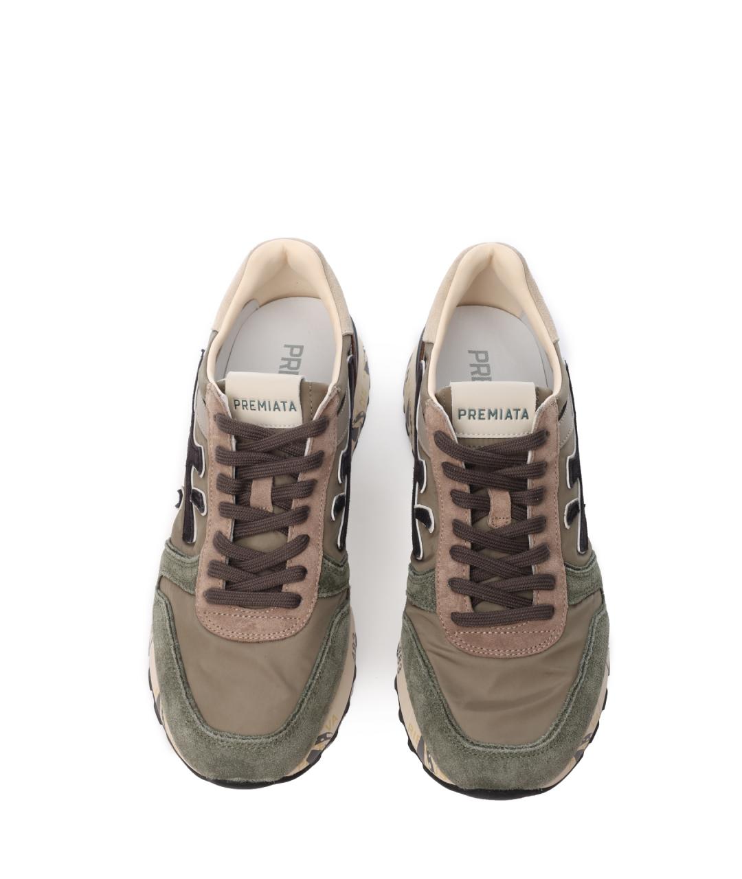 PREMIATA Хаки низкие кроссовки / кеды, фото 5