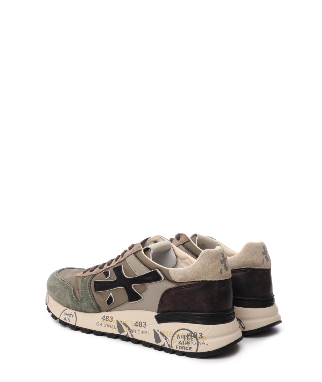 PREMIATA Хаки низкие кроссовки / кеды, фото 3