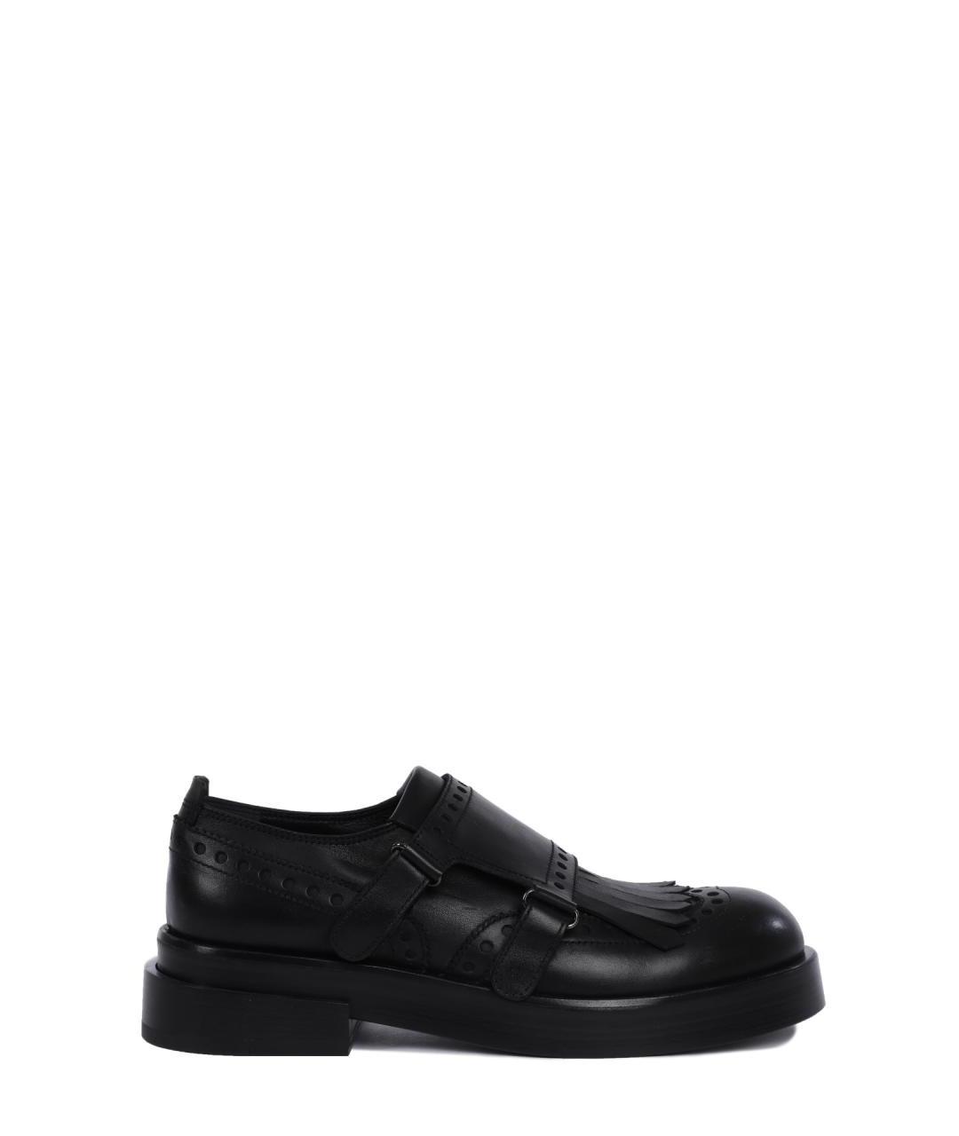 PREMIATA Черные кожаные туфли, фото 1