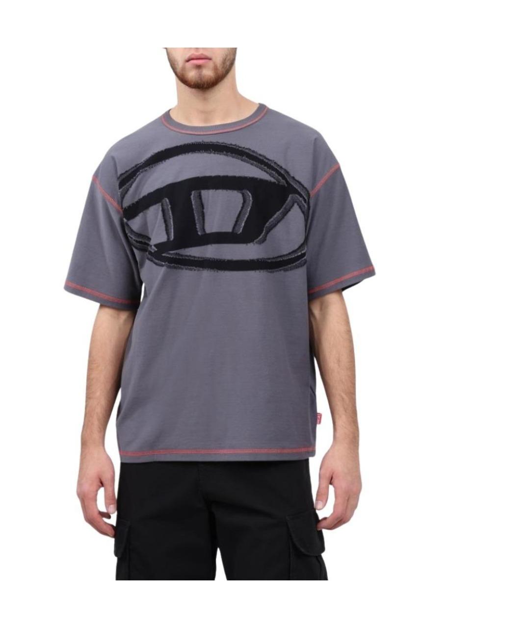 DIESEL Хлопковая футболка, фото 1