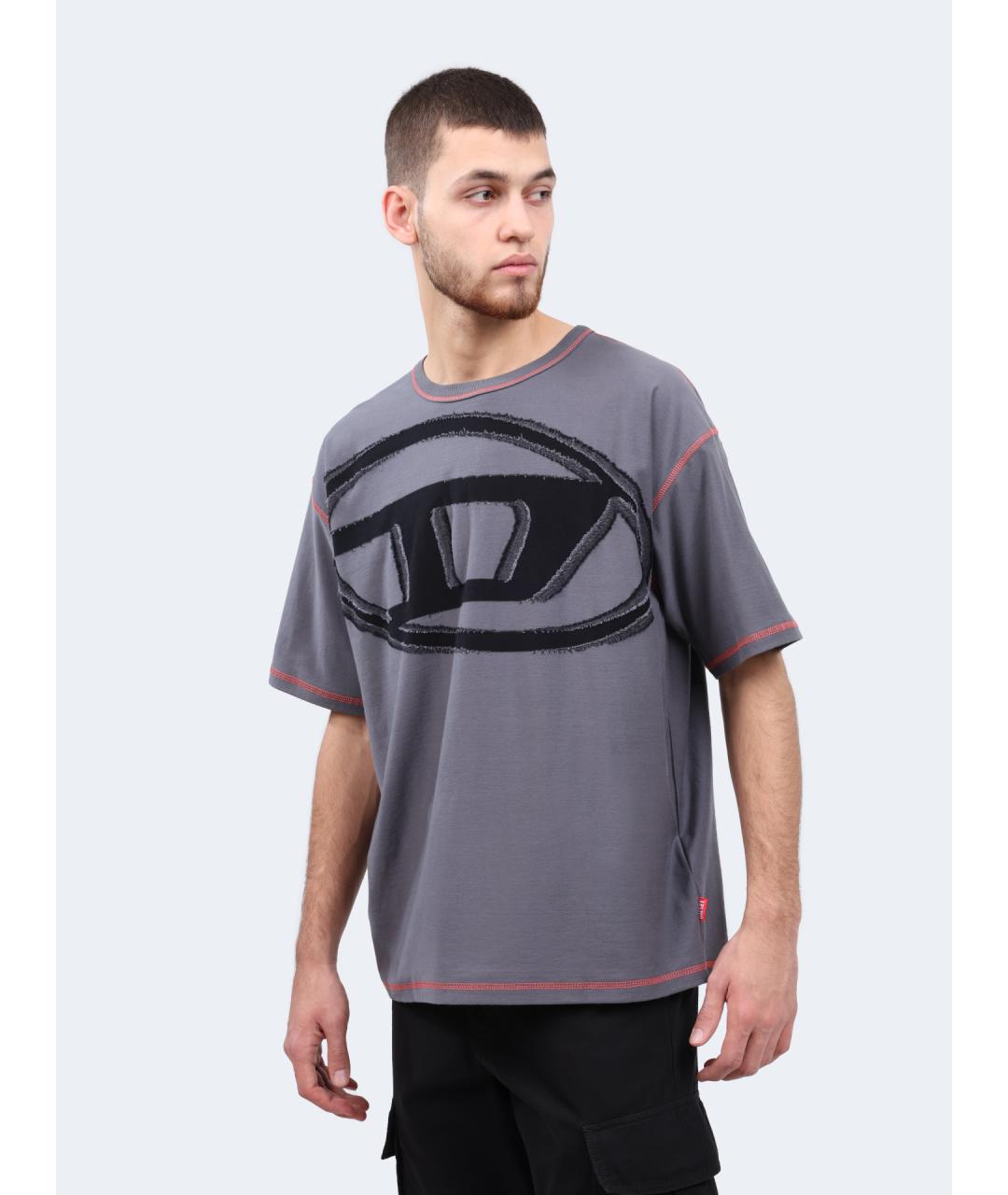 DIESEL Хлопковая футболка, фото 4