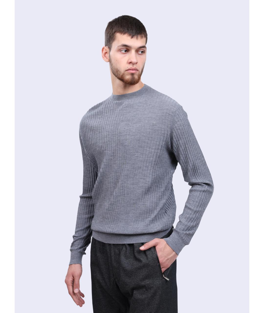 EMPORIO ARMANI Шерстяной джемпер / свитер, фото 3