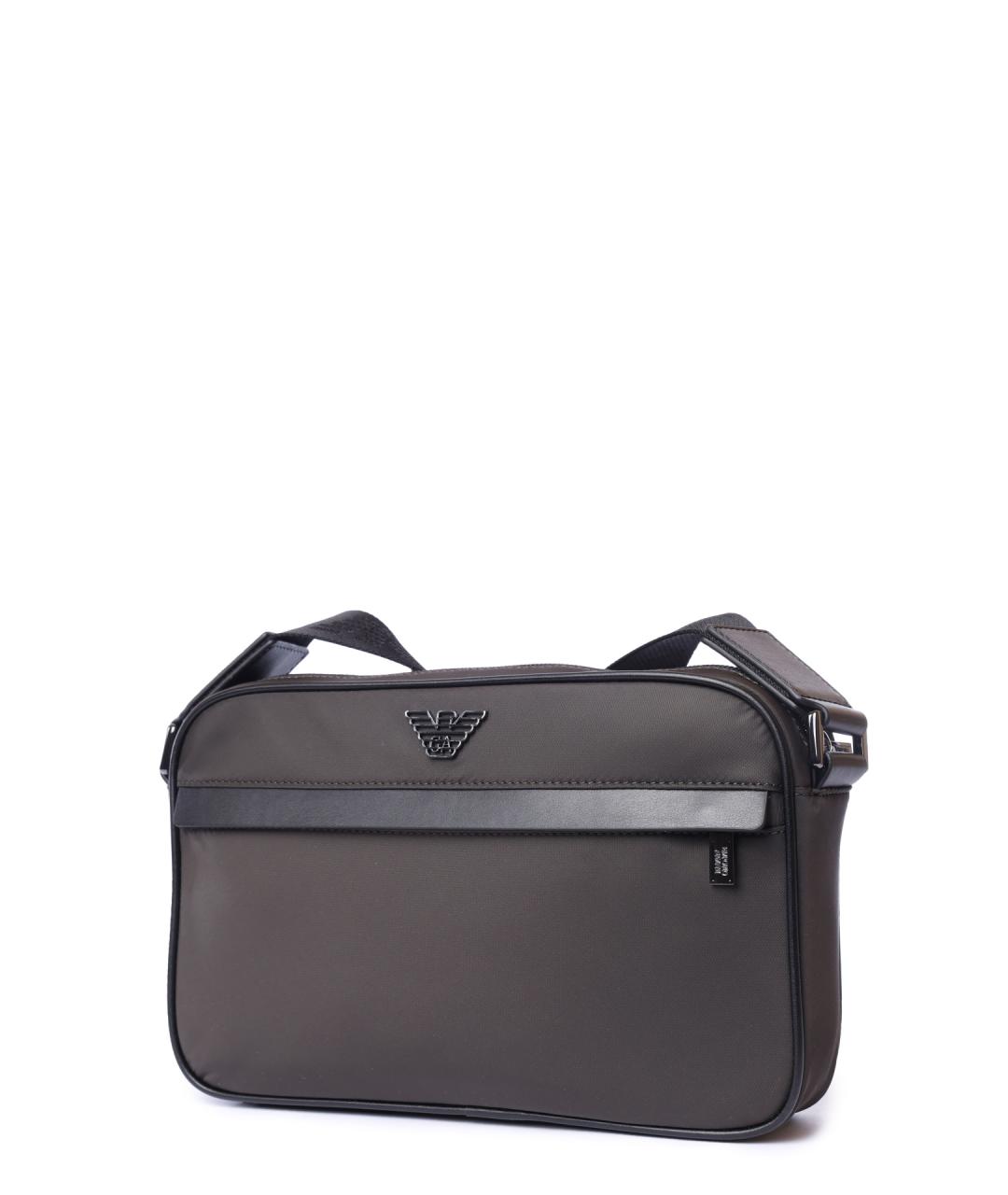 EMPORIO ARMANI Серая сумка на плечо, фото 2