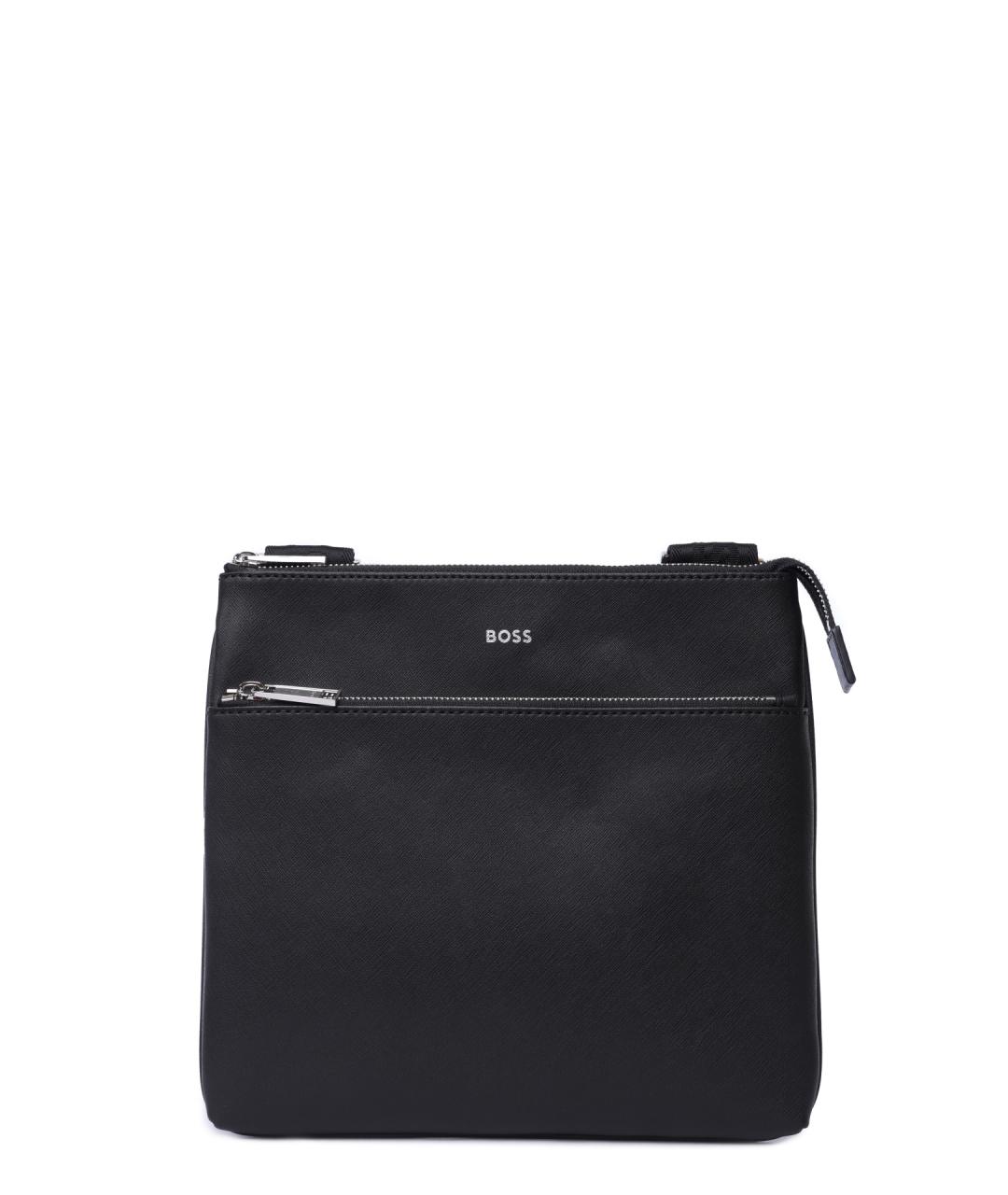 HUGO BOSS Кожаная сумка на плечо, фото 1