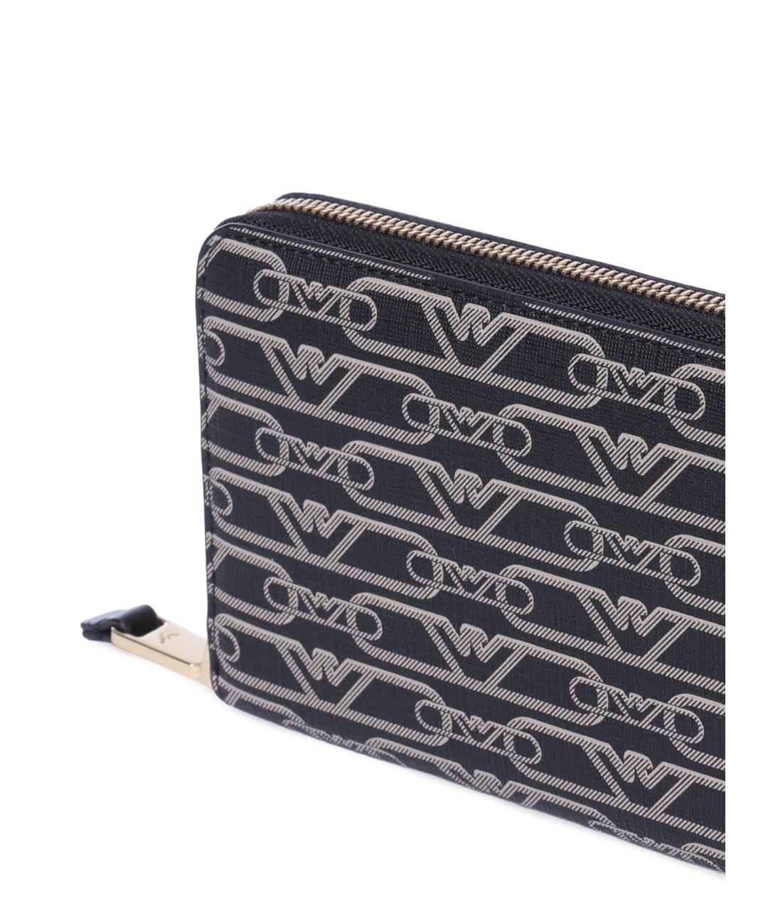 EMPORIO ARMANI Черный кошелек, фото 3