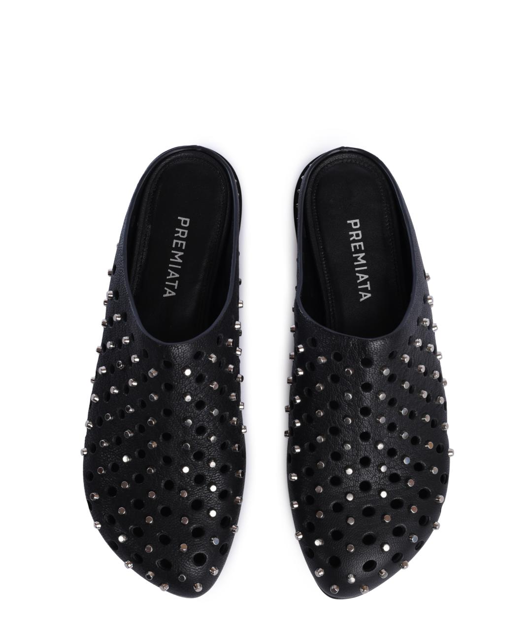 PREMIATA Черные кожаные сабо, фото 3