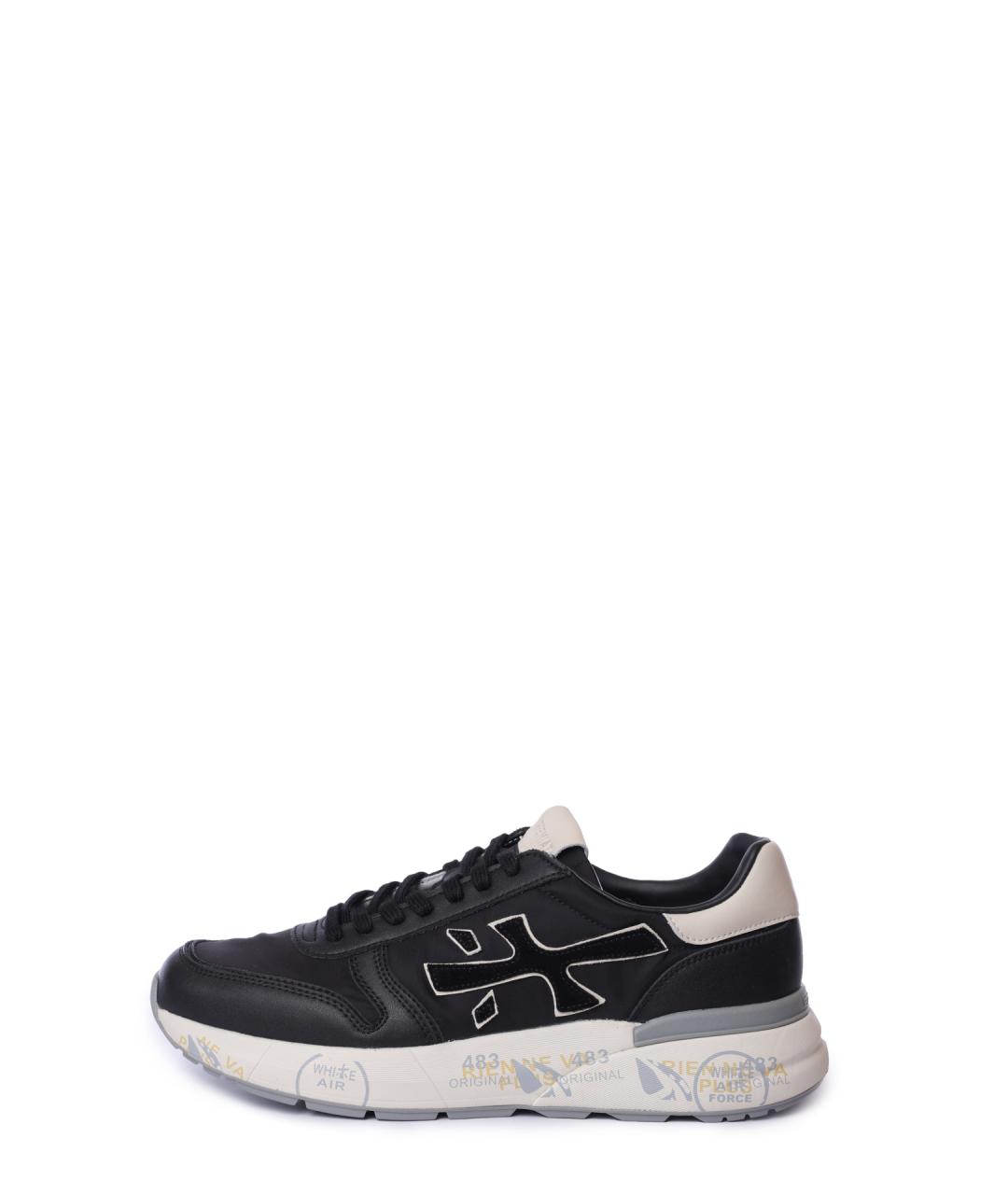 PREMIATA Черные низкие кроссовки / кеды, фото 6