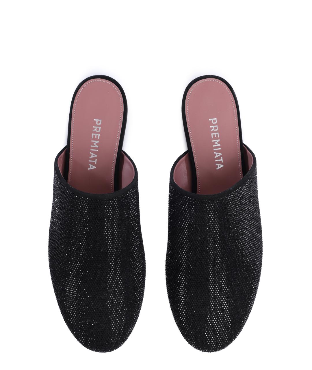 PREMIATA Черные замшевые сабо, фото 3