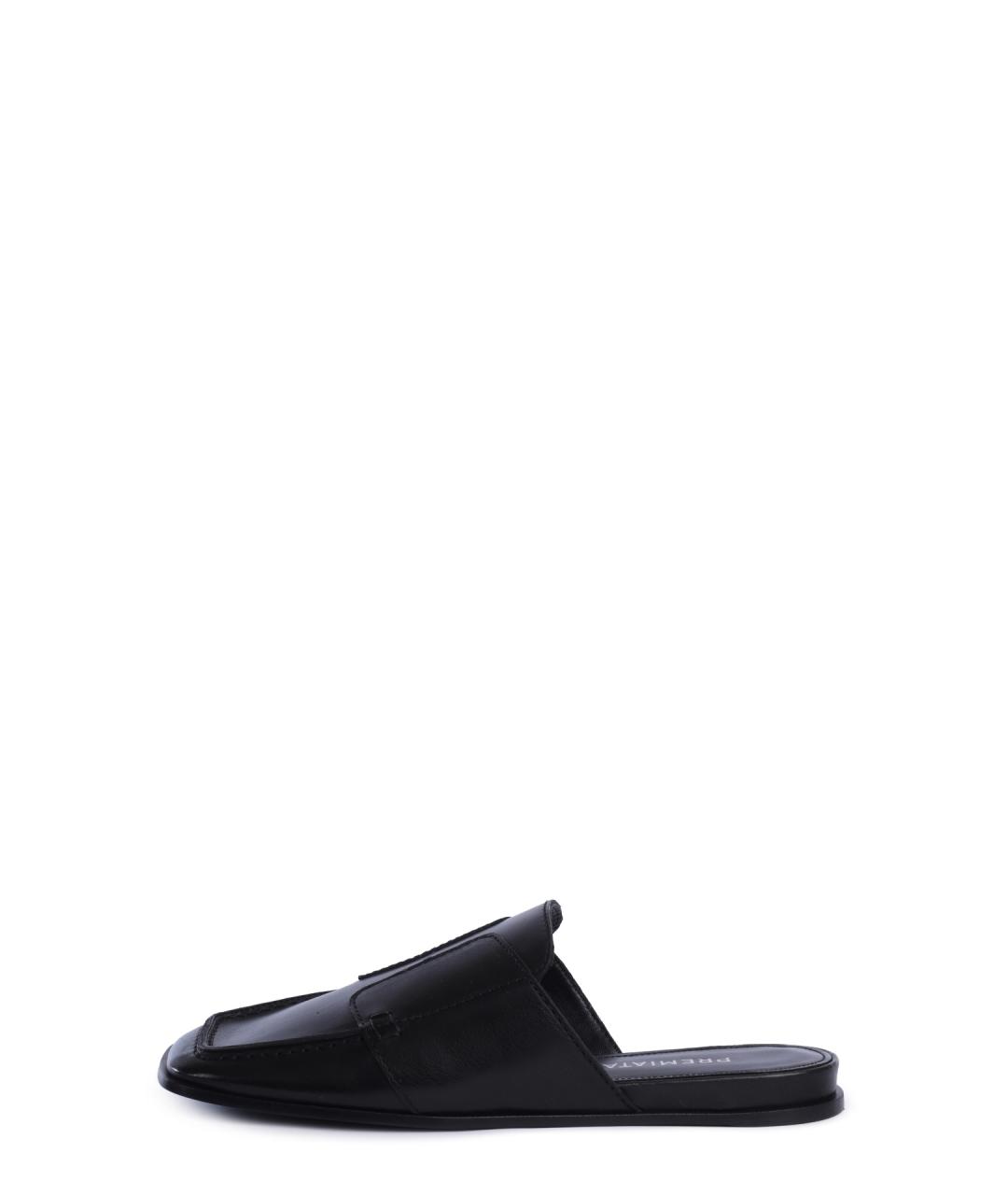PREMIATA Черные кожаные сабо, фото 6
