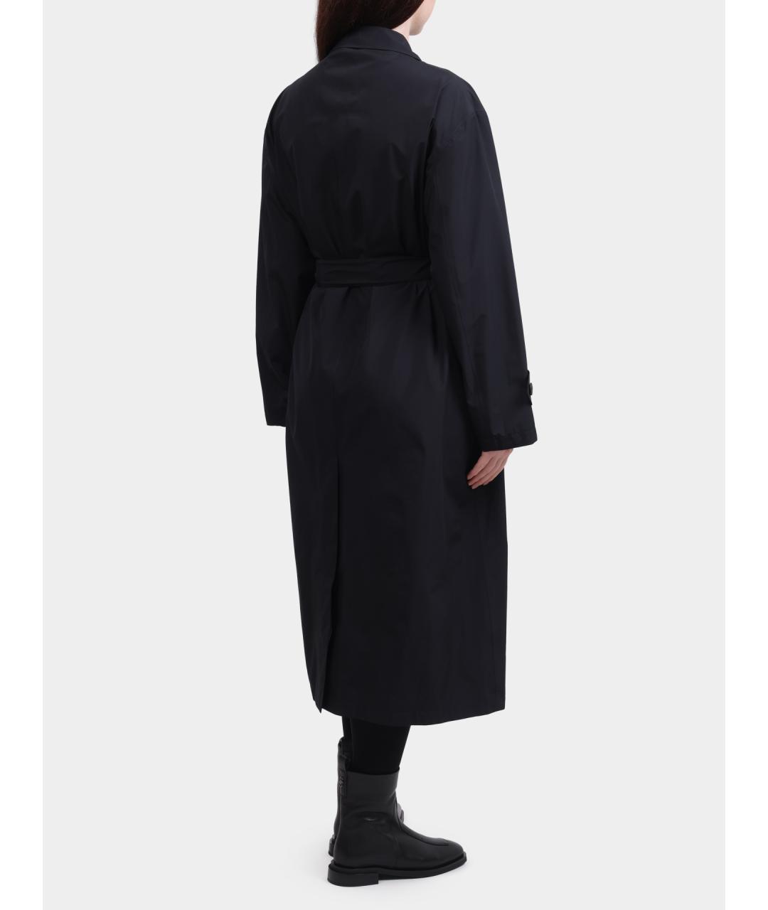 HERNO Черный тренч/плащ, фото 4