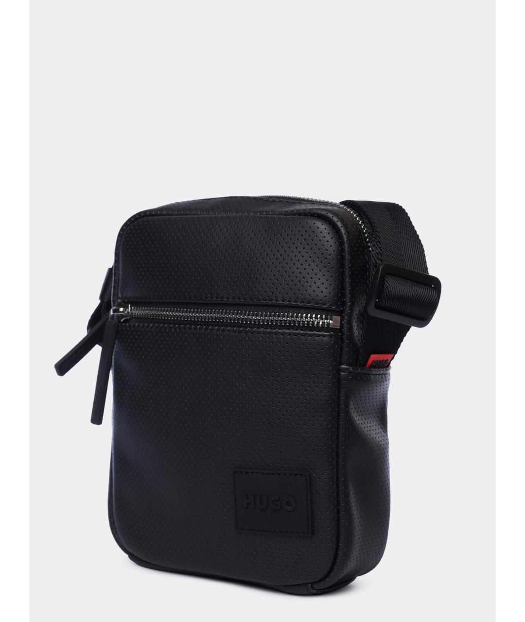 HUGO Черная сумка на плечо, фото 3