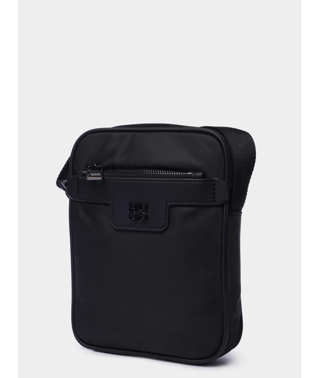 HUGO Черная сумка на плечо, фото 3
