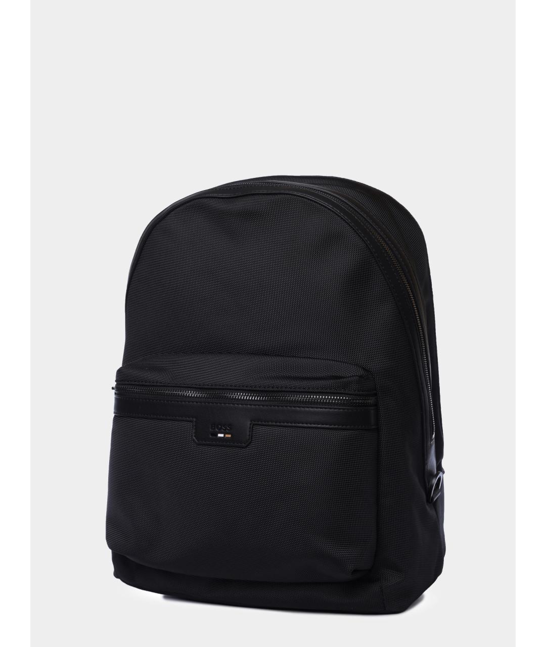 HUGO BOSS Черный тканевый рюкзак, фото 2