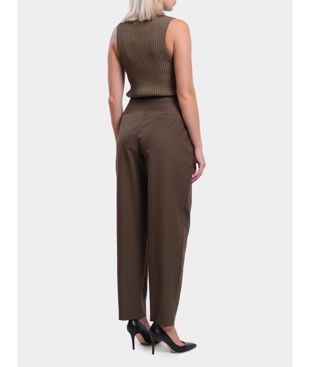 ARMANI EXCHANGE Коричневые прямые брюки, фото 5